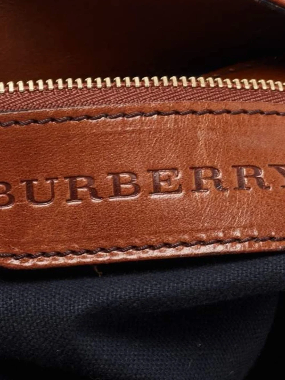 Burberry House Check Bridle Gosford Large Hobo Bag - Picture 10 of 14